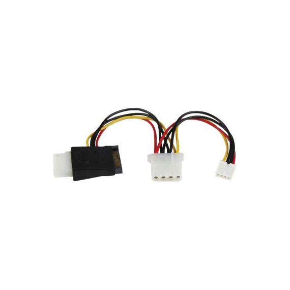 StarTech.com LP4 to SATA Power Cable Adapter with Fl | LP4SATAFMD