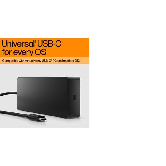 HP Universal - Docking station - USB-C - HDMI, DP - | 9H0H9AA#ABB