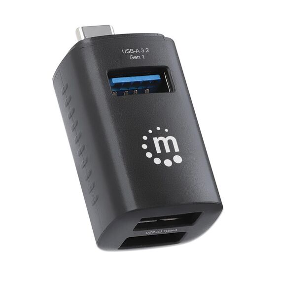 Manhattan - Hub - 1 x USB 3.2 Gen 1 + 2 x USB 2.0 - desk | 180993
