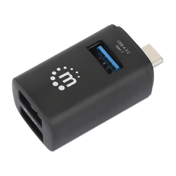 Manhattan - Hub - 1 x USB 3.2 Gen 1 + 2 x USB 2.0 - desk | 180993