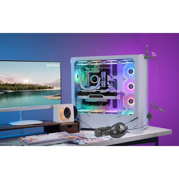 Manhattan - Hub - 1 x USB 3.2 Gen 1 + 2 x USB 2.0 - desk | 180993