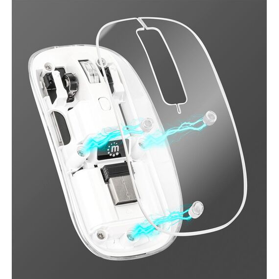 Manhattan - Mouse - rechargeable - right and left-handed | 190275