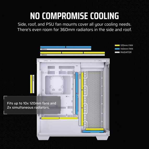 CORSAIR 3500X - Mid tower - extended ATX - window | CC-9011277-WW