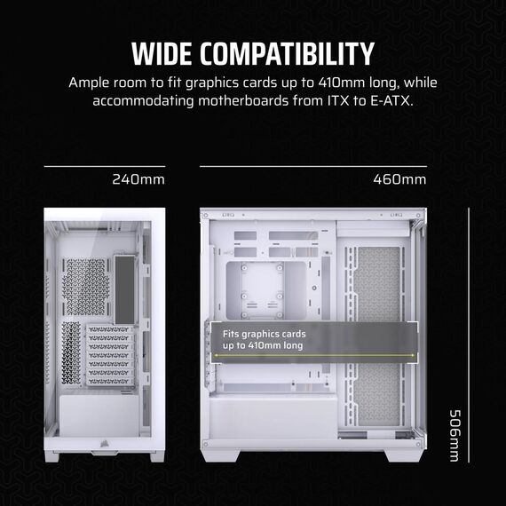 CORSAIR 3500X - Mid tower - extended ATX - window | CC-9011277-WW
