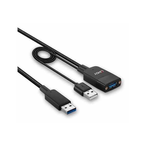 Lindy Hybrid - USB extension cable - USB Type A (M) to US | 43357