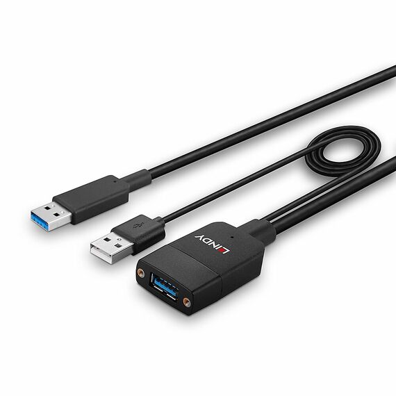 Lindy Hybrid - USB extension cable - USB Type A (M) to US | 43357