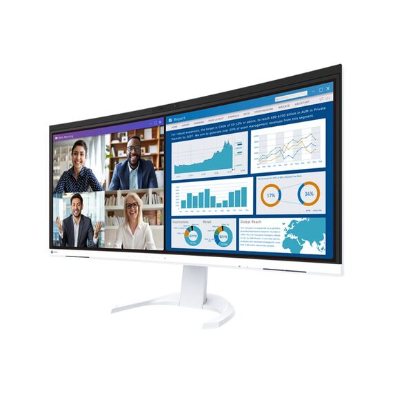 EIZO FlexScan EV3450XC-WT - With FlexStand - LED monitor - curved