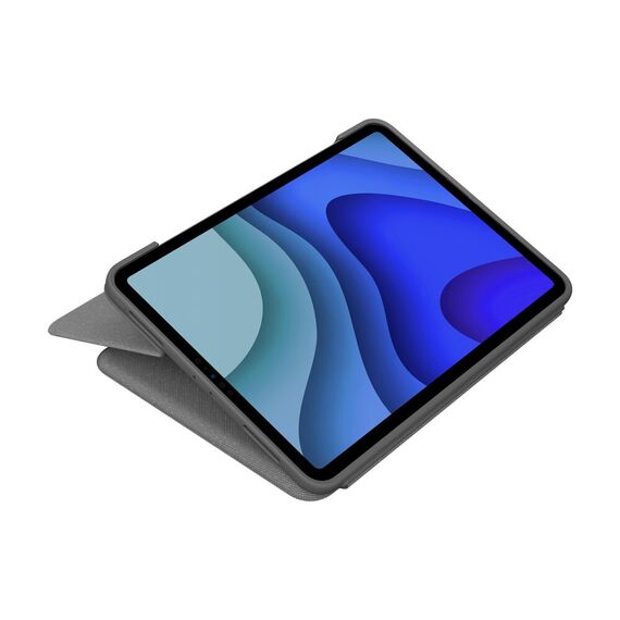 Logitech Folio Touch - Keyboard and folio case - wit | 920-009746