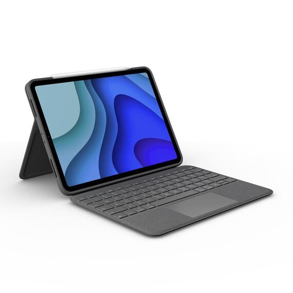 Logitech Folio Touch - Keyboard and folio case - wit | 920-009746