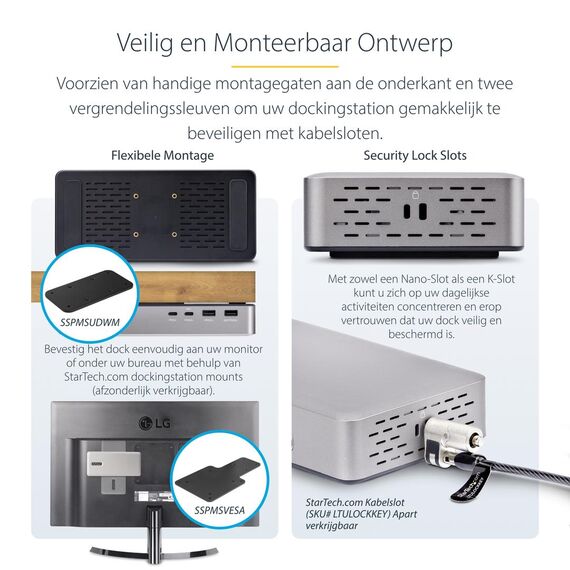 StarTech.com USB4 Docking Station, USB-C 40Gbps | 155UE-USB4-DOCK