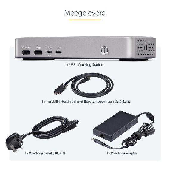 StarTech.com USB4 Docking Station, USB-C 40Gbps | 155UE-USB4-DOCK