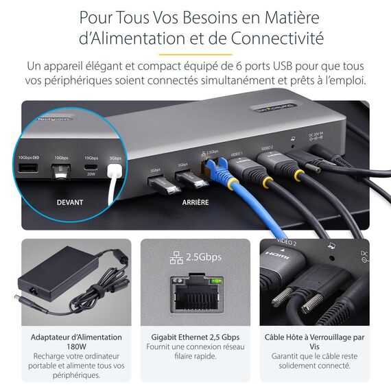 StarTech.com USB4 Docking Station, USB-C 40Gbps | 155UE-USB4-DOCK