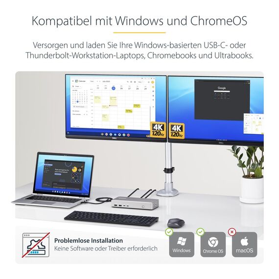 StarTech.com USB4 Docking Station, USB-C 40Gbps | 155UE-USB4-DOCK
