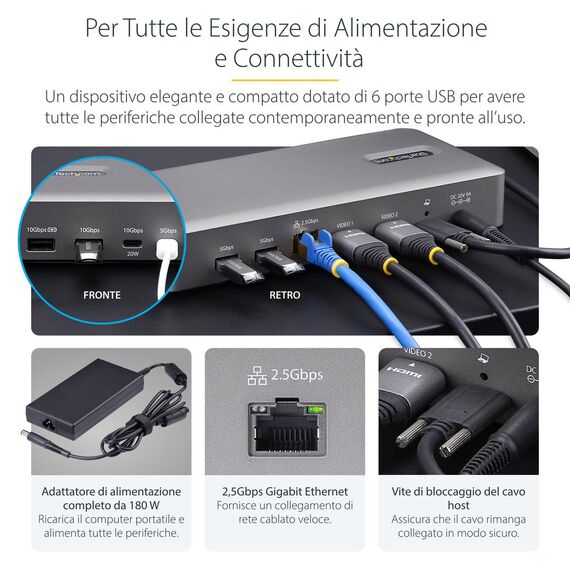 StarTech.com USB4 Docking Station, USB-C 40Gbps | 155UE-USB4-DOCK