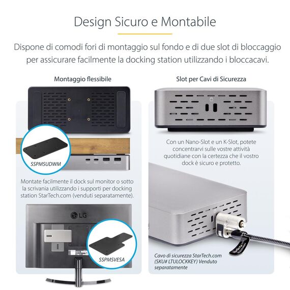 StarTech.com USB4 Docking Station, USB-C 40Gbps | 155UE-USB4-DOCK