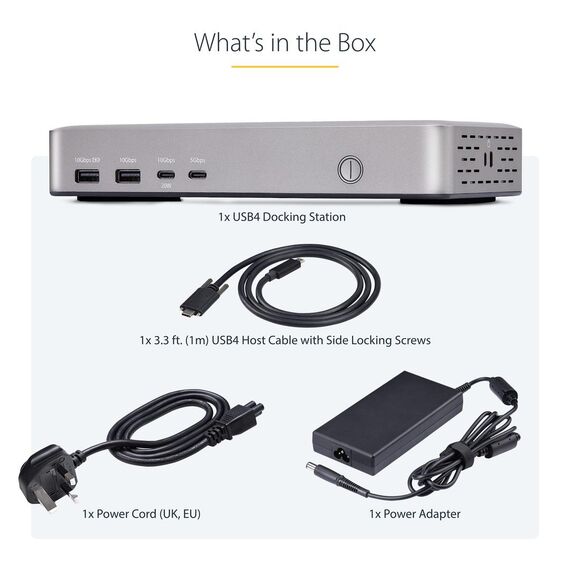 StarTech.com USB4 Docking Station, USB-C 40Gbps | 155UE-USB4-DOCK