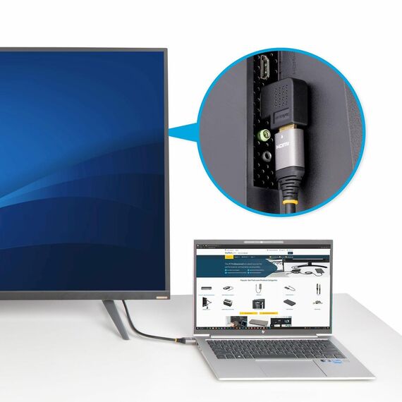 StarTech.com Right Angle HDMI 2.0 Adapter, 90-Deg | HDMI2HDMIMFRA