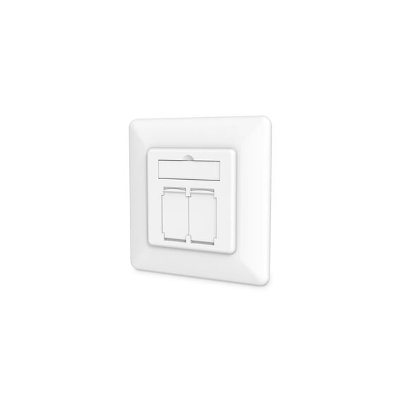 Digitus - Faceplate - flush mountable - CAT 6a - sh | DN-9010/8-2