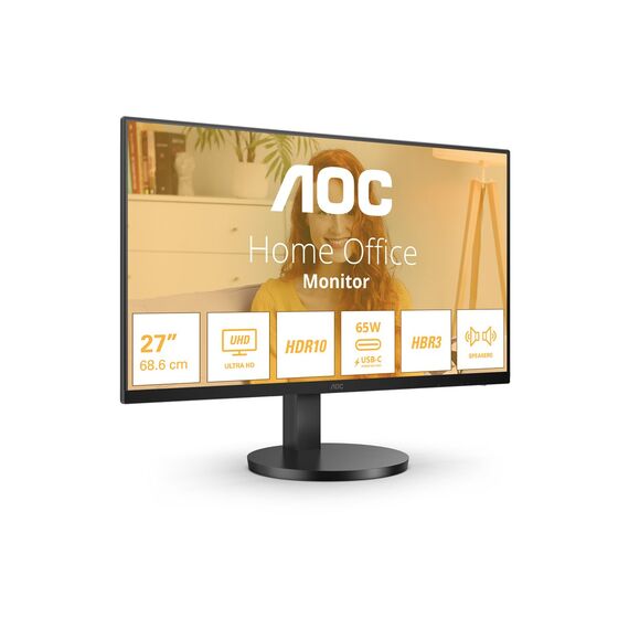 AOC Basic-line U27B3CF - B3 Series - LED monitor - 27" - 3840 x 2