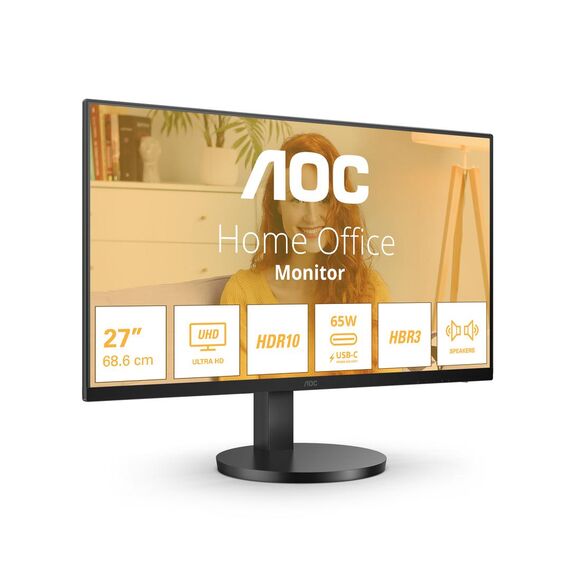 AOC Basic-line U27B3CF - B3 Series - LED monitor - 27" - 3840 x 2