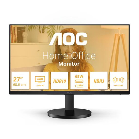 AOC Basic-line U27B3CF - B3 Series - LED monitor - 27" - 3840 x 2
