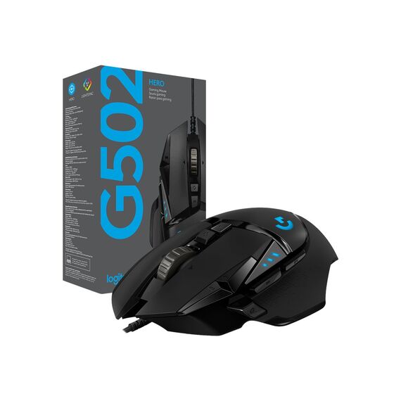 Logitech Gaming Mouse G502 (Hero) - Mouse - optical  | 910-005568