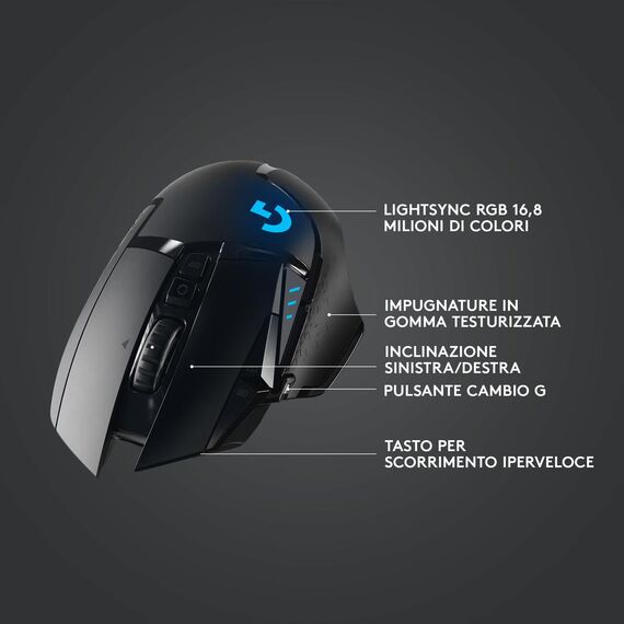 Logitech Gaming Mouse G502 (Hero) - Mouse - optical  | 910-005568