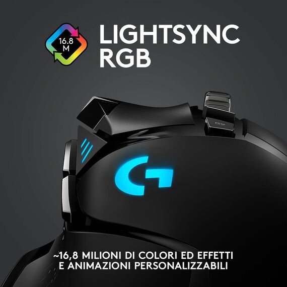 Logitech Gaming Mouse G502 (Hero) - Mouse - optical  | 910-005568