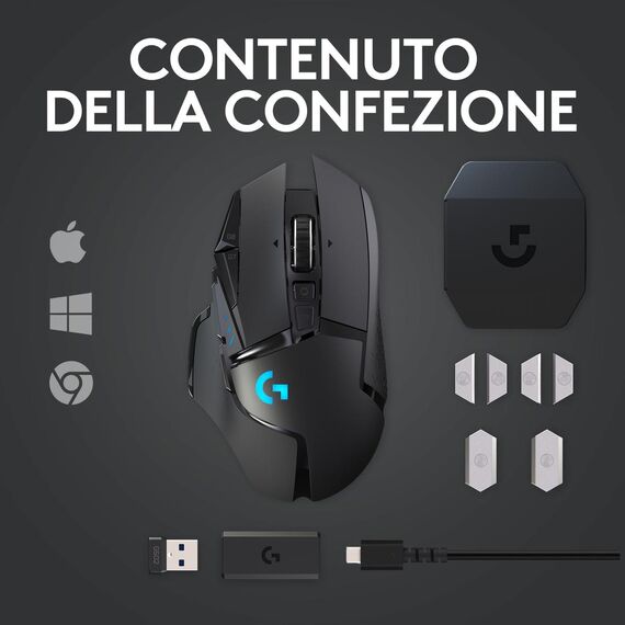 Logitech Gaming Mouse G502 (Hero) - Mouse - optical  | 910-005568