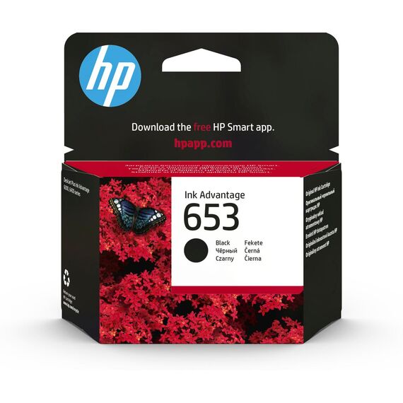 HP 653 - 6 ml - black - original - Ink Advantage -  | 3YM75AE#BHL