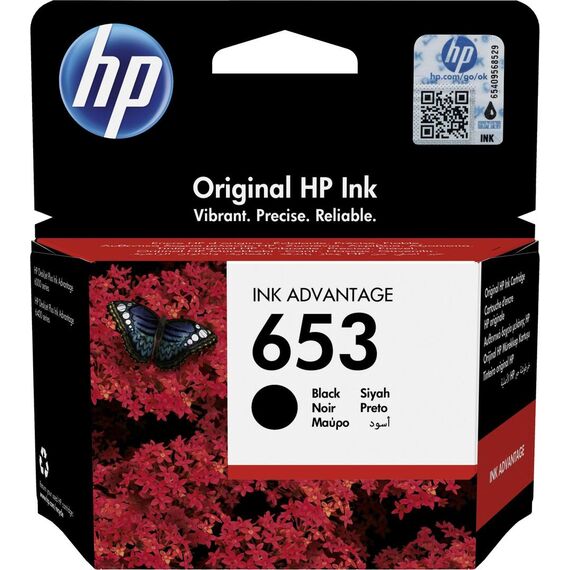 HP 653 - 6 ml - black - original - Ink Advantage -  | 3YM75AE#BHL