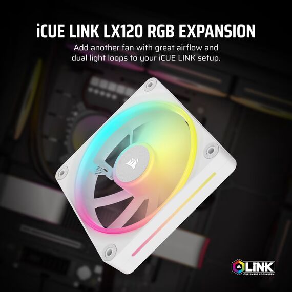 CORSAIR iCUE Link LX120 RGB - Case fan - 120 mm - | CO-9051029-WW
