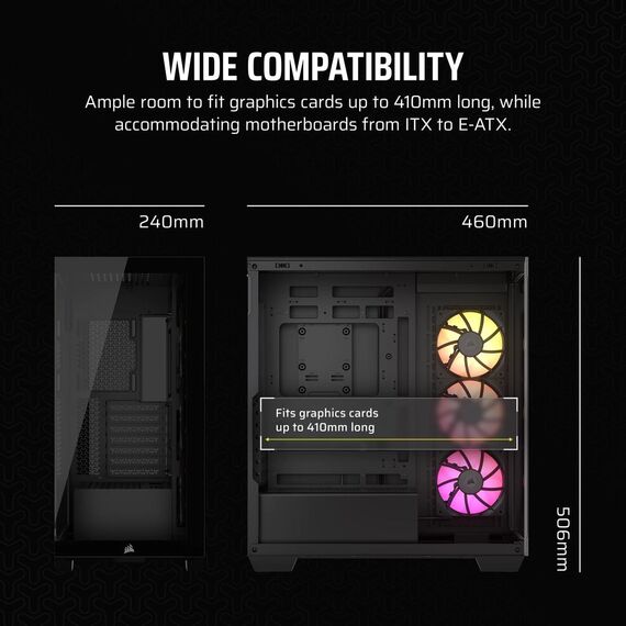 CORSAIR iCUE LINK 3500X RGB - Mid tower - extende | CC-9011280-WW