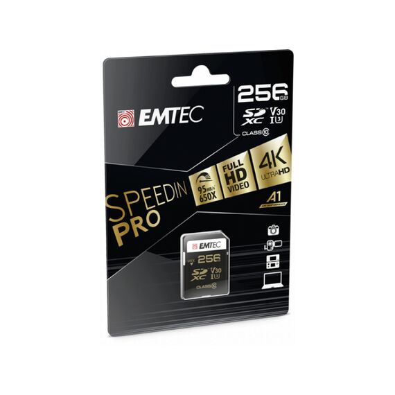 EMTEC SpeedIN' PRO - Flash memory card - 256 GB | ECMSD256GXC10SP