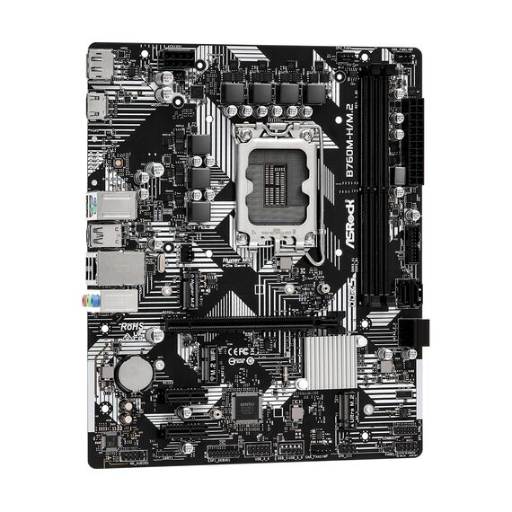 ASRock B760M-H/M.2 - Motherboard - micro ATX - | 90-MXBMJ0-A0UAYZ