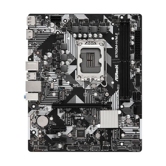 ASRock B760M-H/M.2 - Motherboard - micro ATX - | 90-MXBMJ0-A0UAYZ
