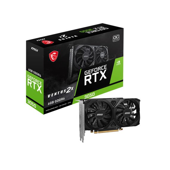 MSI GeForce RTX 3050 VENTUS 2X 6G OC - Graphics card  | V812-015R