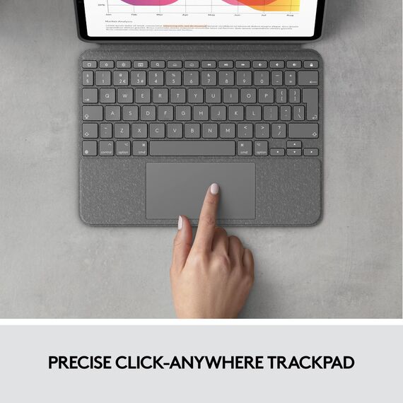 Logitech Combo Touch - Keyboard and folio case - wit | 920-010298