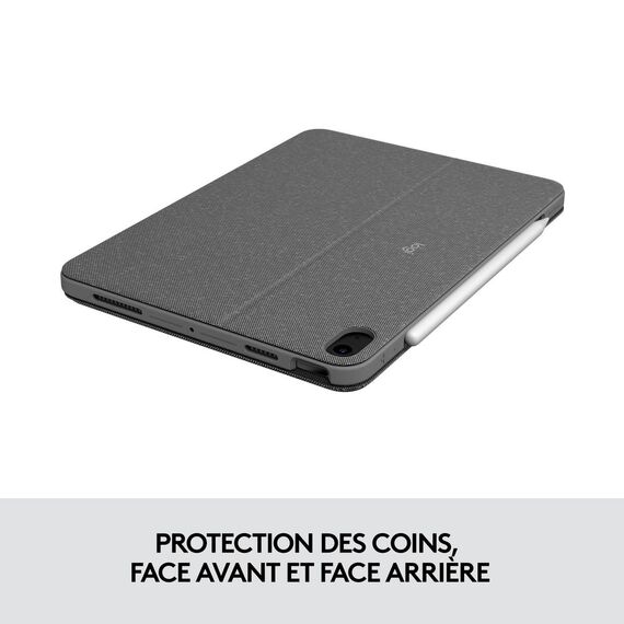 Logitech Combo Touch - Keyboard and folio case - wit | 920-010298