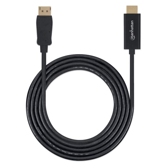 Manhattan DisplayPort 1.1 to HDMI Cable, 1080p@60Hz, 1m, | 152662