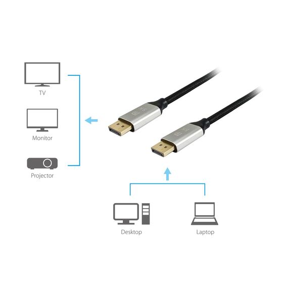 Equip - DisplayPort cable - DisplayPort (M) to DisplayPo | 119265