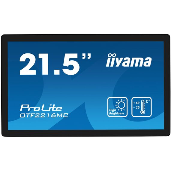 Iiyama 22W LCD Projective Capacitive 10-Points | OTF2216MC-B1