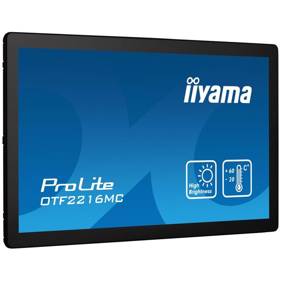 Iiyama 22W LCD Projective Capacitive 10-Points | OTF2216MC-B1