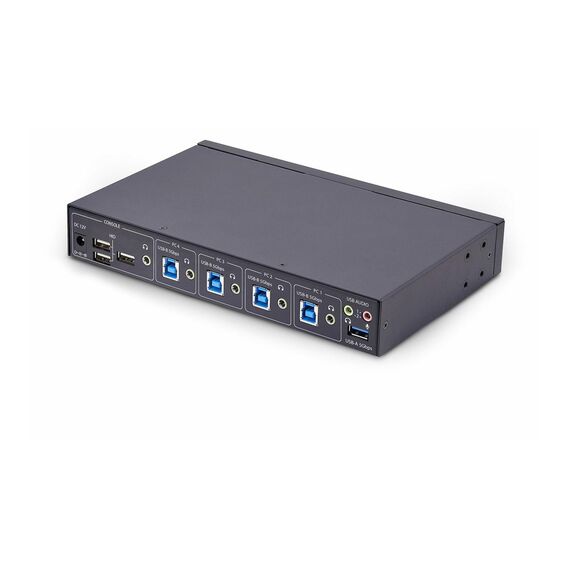 StarTech.com 4-Port KM Switch with Mouse Roa | P4A20132-KM-SWITCH