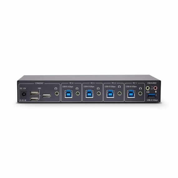 StarTech.com 4-Port KM Switch with Mouse Roa | P4A20132-KM-SWITCH
