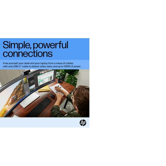 HP E45c G5 - E-Series - LED monitor - curved - 44.5 | 6N4C1AA#ABB