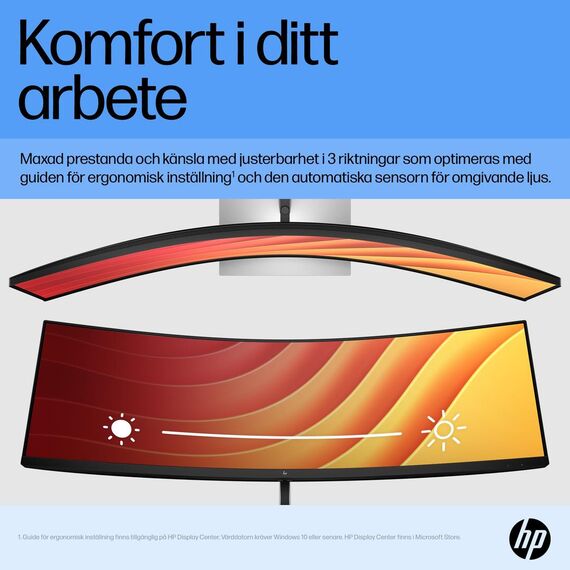HP E45c G5 - E-Series - LED monitor - curved - 44.5 | 6N4C1AA#ABB