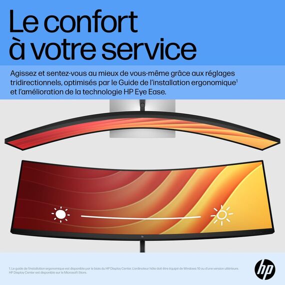 HP E45c G5 - E-Series - LED monitor - curved - 44.5 | 6N4C1AA#ABB