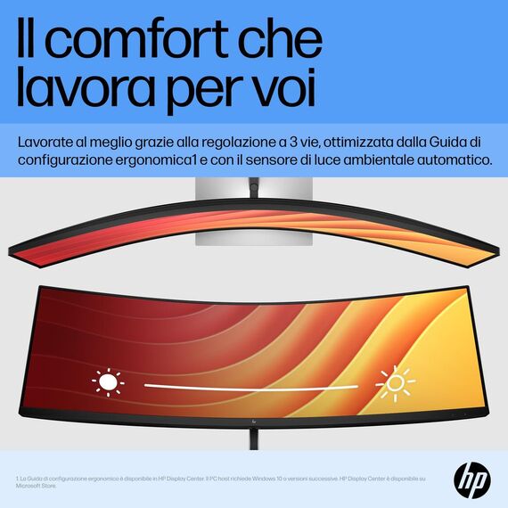 HP E45c G5 - E-Series - LED monitor - curved - 44.5 | 6N4C1AA#ABB