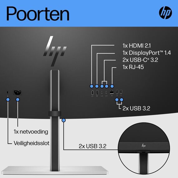 HP E45c G5 - E-Series - LED monitor - curved - 44.5 | 6N4C1AA#ABB